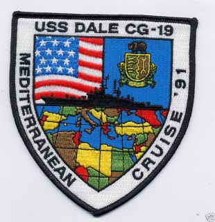 USS Dale CG 19 Med Cruise 91 Original B156