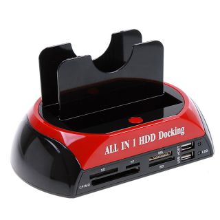 SATA IDE HDD Docking Station Dual Hard Disk Drive Dock E 
