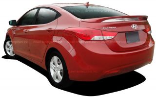   ELANTRA ALL MODELS Pedestal Style Painted Spoiler Wing Trim 2011 2013