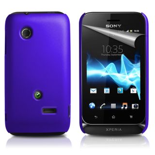 London Magic Store   Blue Hybrid Hard Case Cover for Sony ST21i Xperia 