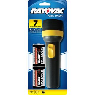 Rayovac Value Bright 2D Flashlight w HD Batteries E2D B