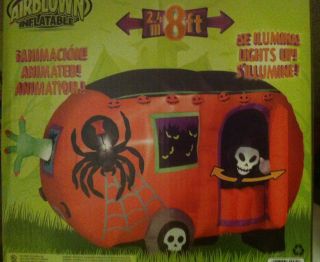   camper Airblown Animated Skeleton Inflatable 8 ft Long