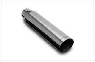   Exhaust Tip 2 5 Inlet 22 Long 3 5 Outlet Stainless Steel
