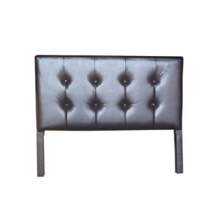 4D Concepts Queen Faux Leather Headboard in Brown 443744