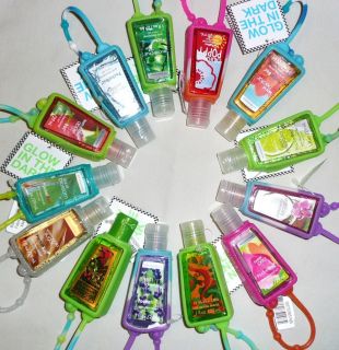 Bath and Body works pocketbac hand sanitizer gels with matching 