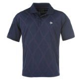 Mens Golf Tops Dunlop Poly Checked Polo Shirt Mens From www 