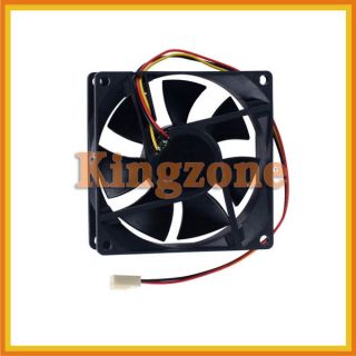  80mm x 80mm x 25mm 3 Pin Heatsink Exhaust CPU PC Cooler Cooling Fan 