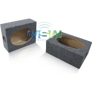 Twin Sealed MDF Enclosures for (2) 6 x 9 Speakers (1 Pair)