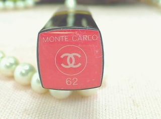 Chanel Rouge Coco Shine Sheer Lipshine Lipstick 62 Monte Carlo New 