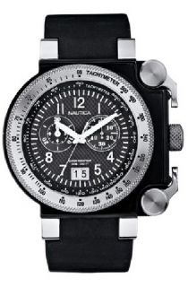 Nautica NMX 100 A39507G A39507 Quartz Black Dial Watch