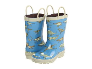 Hatley Kids Rain Boots (Infant/Toddler/Youth) Blue Dino    