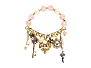 betsey johnson lovebird case heart station necklace $ 155 00