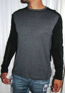 Salvage Substance Patchwork Black Long Sleeve T Shirt