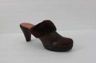 Marinelli Isabella Womens Ladies Mule Wedge Clog Shoe Heel Sandal 