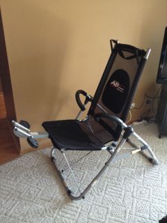 Tony Little Ab Lounge Xtreme Exercise Chair with Quick Abs Workout DVD