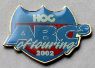 Harley Owners Group Hog 2002 ABC Touring Vest Pin