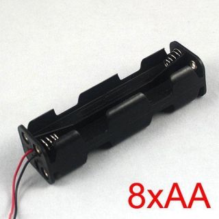 Pcs 8 x AA Battery Holder Box 12V Case w Lead BEL8AA