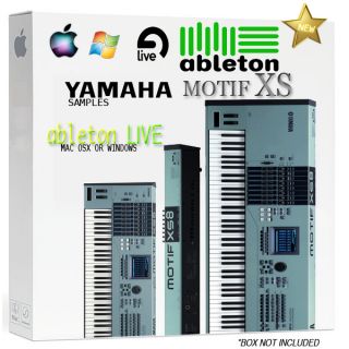 Yamaha Motif XS Samples Sounds for Ableton Live 41 GB