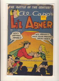 LiL Abner 72 Harvey Comic Daisy Mae Fight