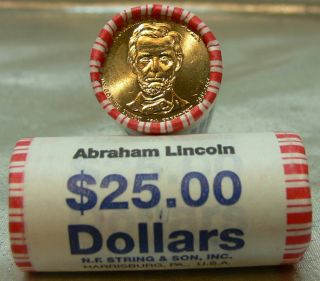 2010 D ABRAHAM LINCOLN PRESIDENTIAL DOLLAR UNCIRCULATED BANK ROLL