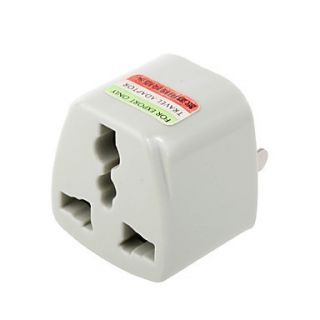  AU to US Travel Power Plug Adapter AC Converter Brand New White