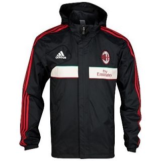 Adidas AC Milan Training All Weather Jacket 2012 13 Mens 100 Authentic 
