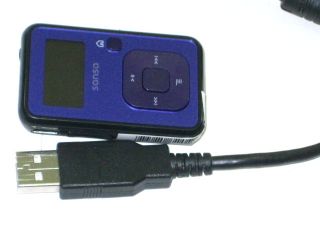 100 % functional sandisk sansa clip+ 4gb purple mp3 player