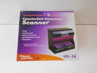 Uveritech Fraud Fighter UV 16 Counterfeit Detection Scanner