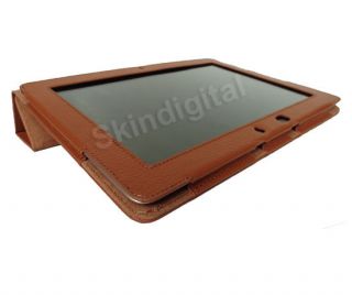 5in1 Accessory Bundle for Asus Eee Pad Transformer TF300 Brown Case 