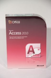 microsoft access 2010 full retail 077 05753 p n 077 05753 sealed full 