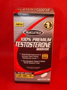 NEW MUSCLETECH 100% PREMIUM TESTOSTERONE BOOSTER 120 CAPLETS DIETARY 