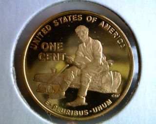 2009 D Abraham Lincoln LP 2 Formative Years Bicentennial Cent BU OBW 