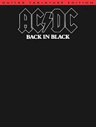 AC/DC   BACK IN BLACK GUITAR SHEET MUSIC SONG BOOK TAB