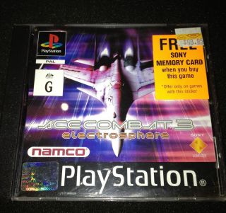 Ace Combat 3 Acecombat PAL PlayStation 1 One Game PS1 PS2 PS3 Free 