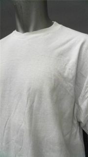 Alstyle Apparel & Activewear Mens Cotton Basic T Shirt SZ 2XL White 