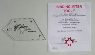   Miter Tool Ruler Create perfect miter corners Acrylic Quilting Sewing