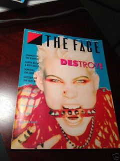 The Face #70  2/86 DESTROY Issue Anarchy in The 80s/Pet Shop Boys 