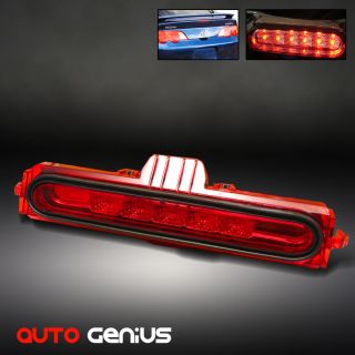 02 06 Acura RSX Full LED Rear 3rd Third Brake Tail Light Lamp Red Lens 