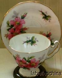 Royal Adderley Provincial Flowers Prairie Rose Teacup tea cup