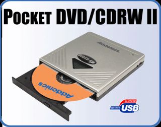 New Addonics External DVD CD RW USB Drive