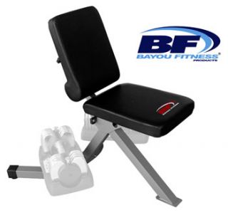New Bayou Workout Fitness Adjustable Dumbbell Bench Preacher Curl 