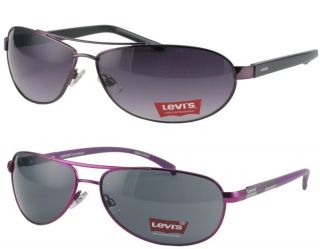 Levis Unisex Sunglasses, Choice of Oval Burgundy or Aviator Purple w 