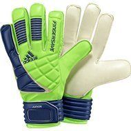 Adidas Fingersave Goalkeeper Gloves Green Junior