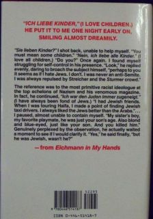 Eichmann in My Hands by Harry Stein Peter Malkin Signed 0446514187 