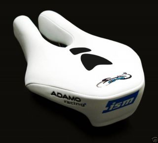 ISM Adamo Racing 2 Ergo Gel Bicycle Saddle Seat White