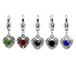 10 Mixed Heart Clip on Charms Fit Link Chain Bracelet