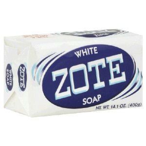 Zote White Soap 14 oz Case of 25 Bars Laundry Stains Wash