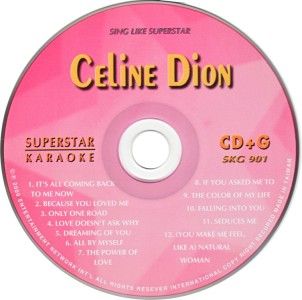 Celine Dion Karaoke SKG 901 12 of Her Biggest Hits New