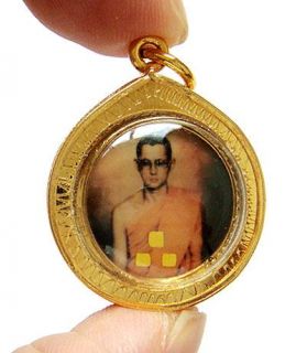 Great King Siam Rama 5 9 V IX Thai Gold Amulet Pendant