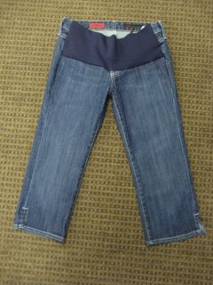 AG Adriano Goldschmied Maternity Jeans Athena Stretch Crop Size 28 